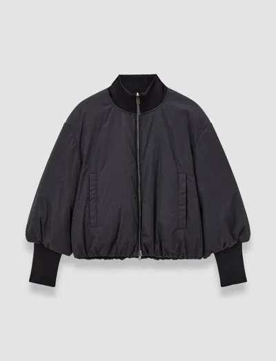 Joseph Bart Padded Duck Down Bomber Jacket In Blue