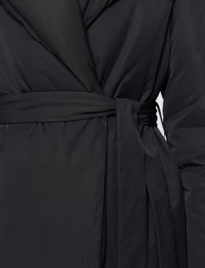 Joseph Charlot Padded Duck Down Coat In Black