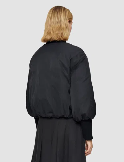 Joseph Bart Padded Duck Down Bomber Jacket In Blue