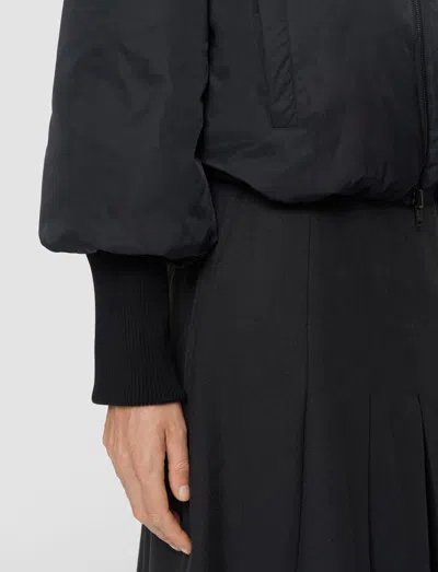 Joseph Bart Padded Duck Down Bomber Jacket In Blue