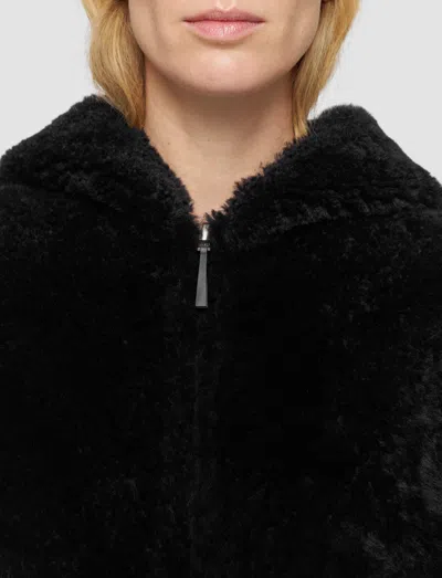 Joseph Sarah Shearling Jacket In Gray
