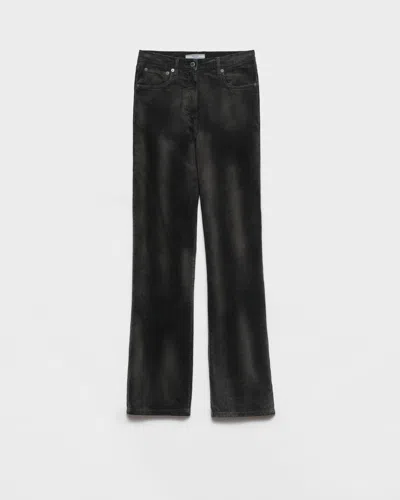 Prada Corduroy Five-pocket Pants In Black
