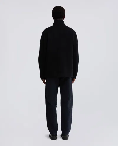 Aspesi Field Jacket Nelson In Double Di Lana - Navy In Blue