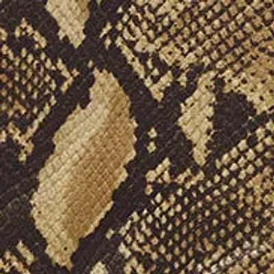 Aspesi Gonna Longuette In Tela Di Cotone - Pitone In Brown