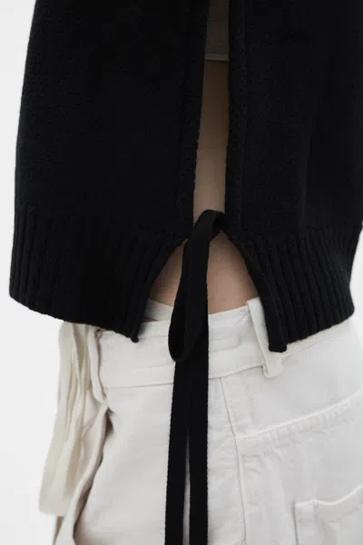 Ann Demeulemeester Gabriela Destroyed Seed Stitch Sweater In Multi