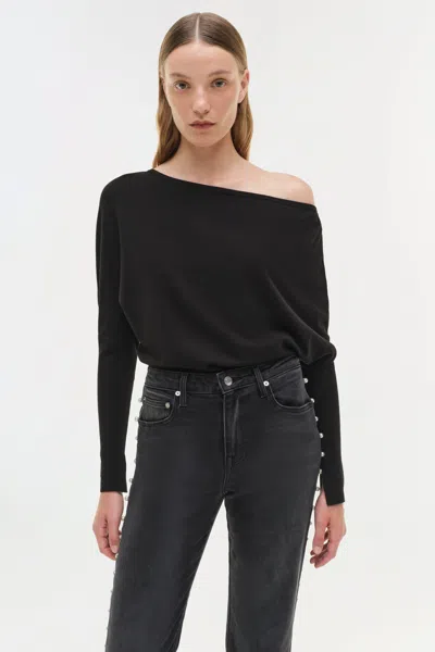 Simkhai Women's Amelia Straight Leg Jean In Topanga In Black