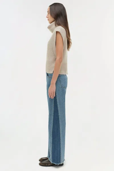 Simkhai Women's Atlas Straight Leg Jean In Coney Island Clearwater In Blue