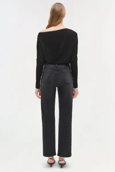 Simkhai Women's Amelia Straight Leg Jean In Topanga In Black