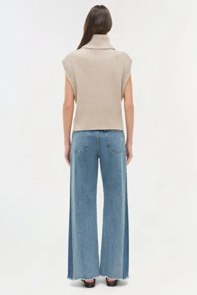Simkhai Women's Atlas Straight Leg Jean In Coney Island Clearwater In Blue