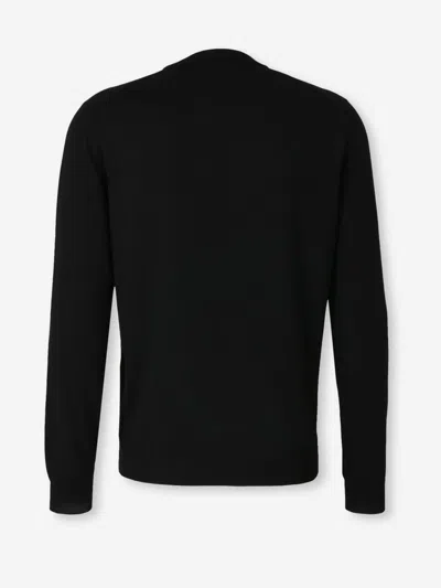 Zanone Round-neck Sweater In Black