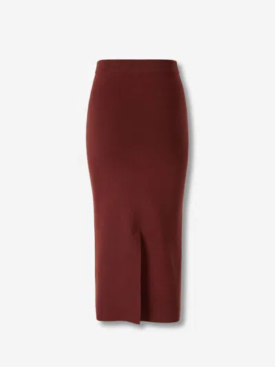 Dorothee Schumacher Essential Ease Knit Skirt In Brown