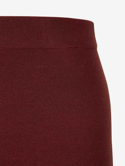 Dorothee Schumacher Essential Ease Knit Skirt In Brown