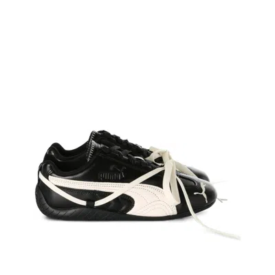 Puma X Rose' Leather Sneakers In Black