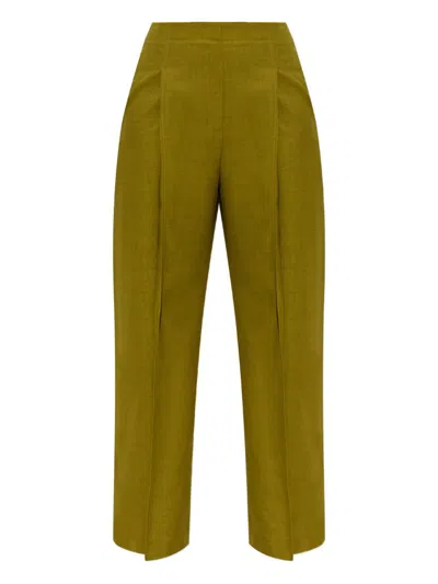 Theory Deep Plt Pant.city T Clothing In Green