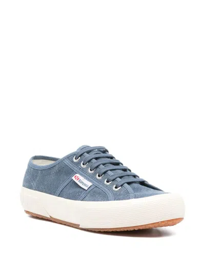 Superga 2750 Og Washed Cotton Shoes In Animal Print