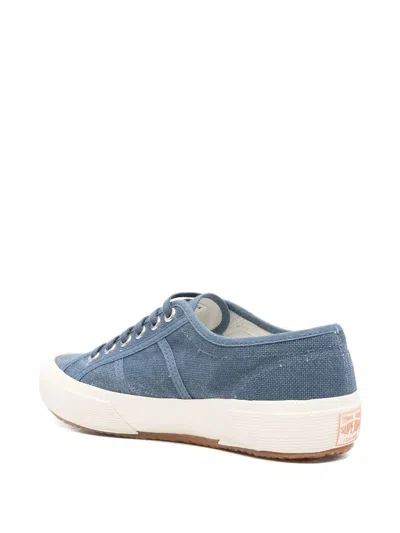 Superga 2750 Og Washed Cotton Shoes In Animal Print