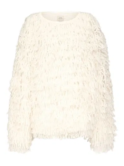 Loulou De Saison Gabin Round Neck Sweater Clothing In Neutral