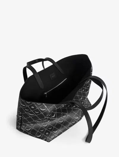 Zadig & Voltaire Shopping Bag In Printed Leather In Black