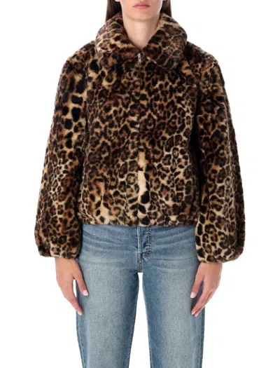 Levi's Elle Sherpa Leopard In Multi