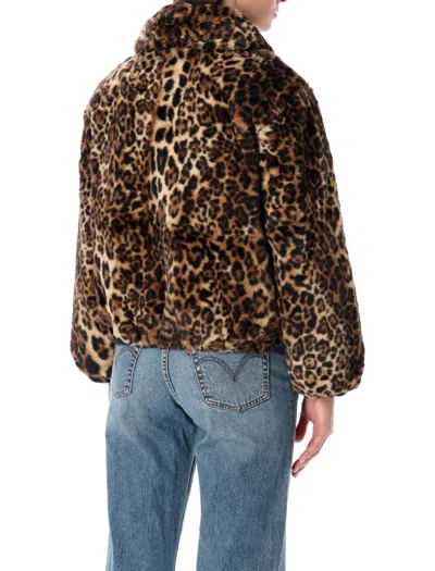 Levi's Elle Sherpa Leopard In Multi