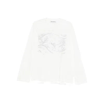 Our Legacy Graphic Motif T-shirt In White