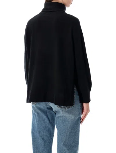 American Vintage Raxow Turtleneck Jumper In Black