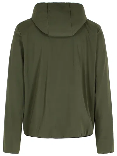 Moncler Grenoble Green Polyamide Blend Jacket In Multi