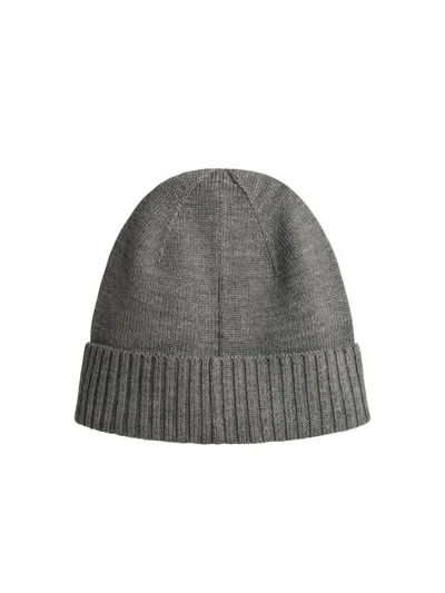 Polo Ralph Lauren Grey Wool Beanie In Gray
