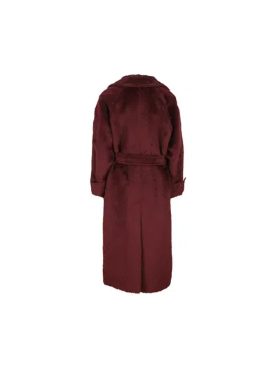 Max Mara Coats In Burgundy