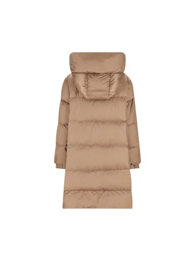 Max Mara The Cube Imbottito Lungo In Brown