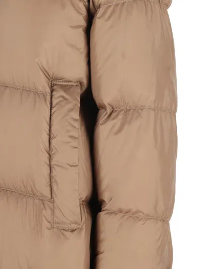 Max Mara The Cube Imbottito Lungo In Brown