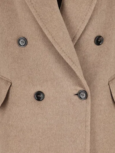 Max Mara Coats In Brown