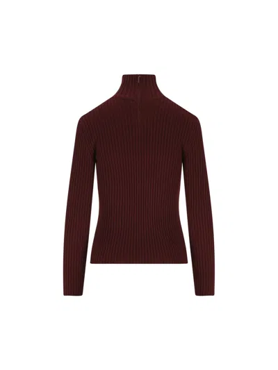Max Mara Top In Brown