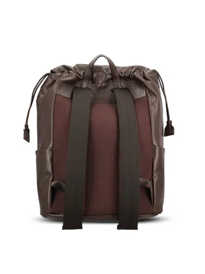 Fendi Flap Backpack In Brown