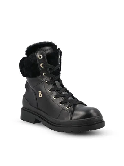Bogner St. Moritz Shearling-lined Ankle Boots In Black