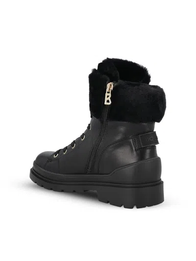 Bogner St. Moritz Shearling-lined Ankle Boots In Black