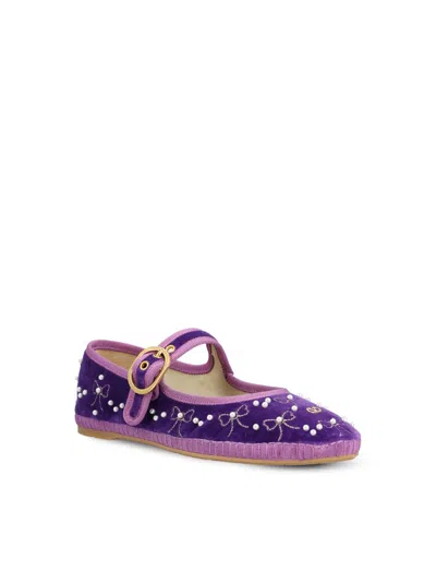 Valentino Garavani Low Shoes In Purple