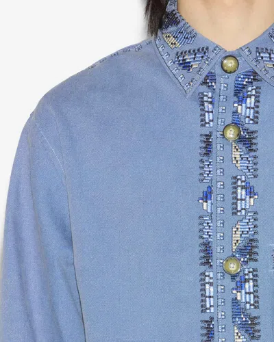 Isabel Marant Rudy Jacket In Blue