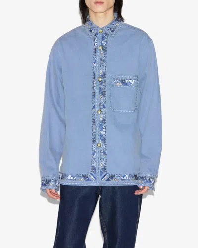 Isabel Marant Rudy Jacket In Blue