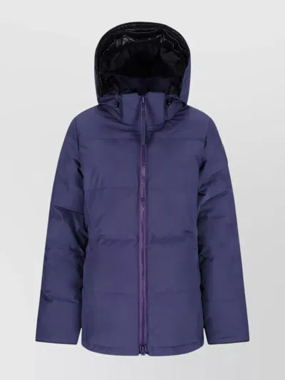 Canada Goose Chelsea Down Parka With Detachable Hood In Blue
