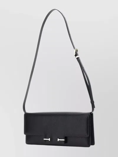 Tom Ford Black Leather Crossbody Bag