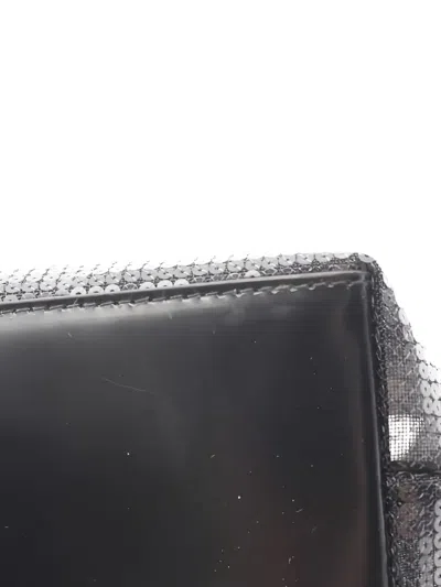 Pre-owned Prada Sequin-embellished Tote Bag In Black