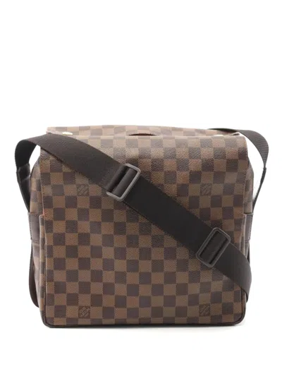 Pre-owned Louis Vuitton Naviglio Shoulder Bag In Brown