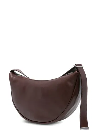 肩带皮质单肩包