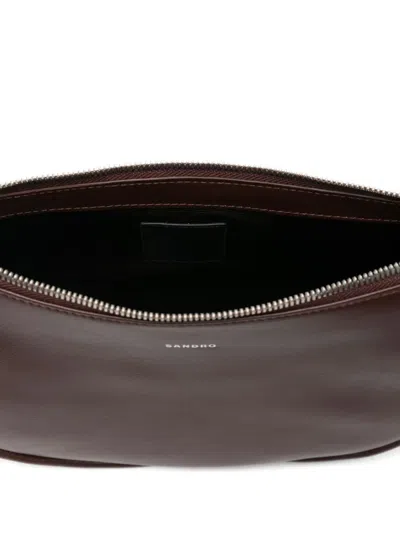 肩带皮质单肩包