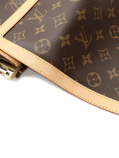 Pre-owned Louis Vuitton Dauphine Gm Monogram Shoulder Bag In Brown