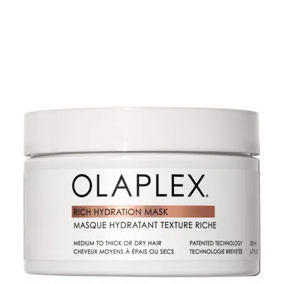 Olaplex Unisex 6.7oz Rich Hydration Mask Medium To Thick Or Dry In Multi