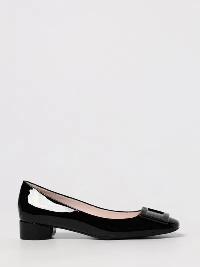Roger Vivier Women's Patent Leather Ballerina In Black