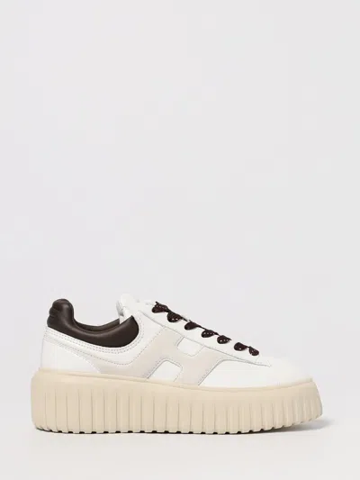 Hogan H-stripes Sneakers In White