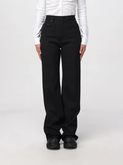 Balenciaga Trousers With Pockets And Belt Loops In Black